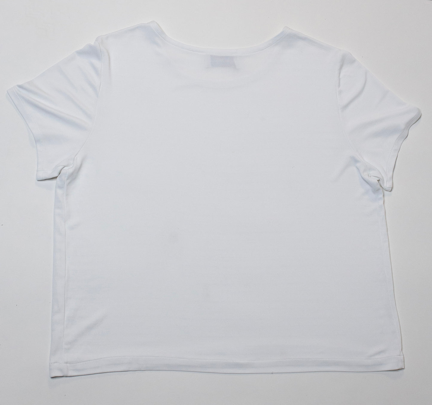 T-Shirt in Cotone Bianco