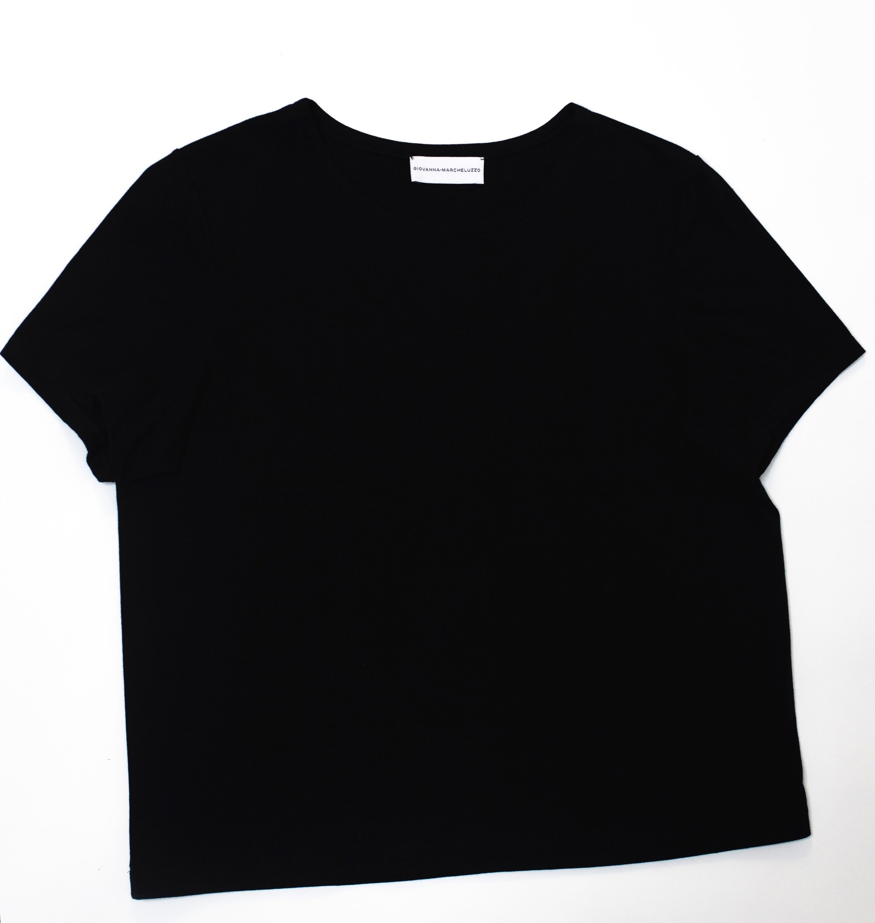 Black Cotton T-Shirt