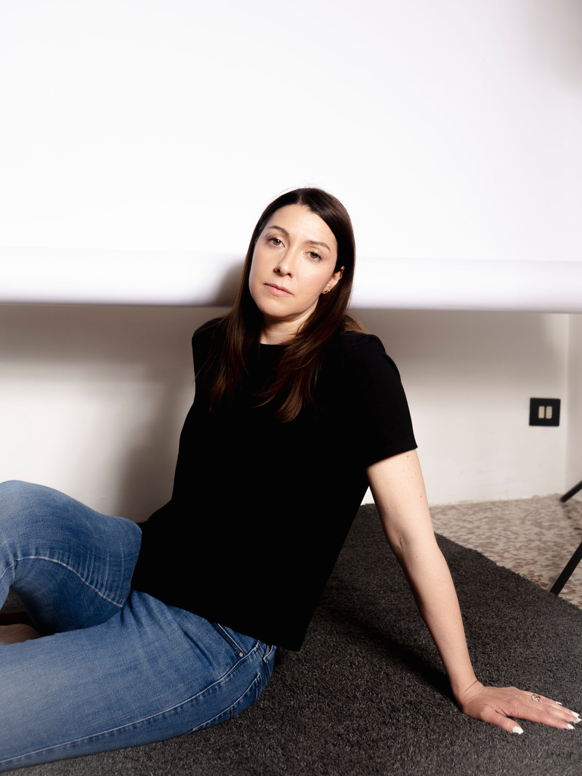 Black Cotton T-Shirt