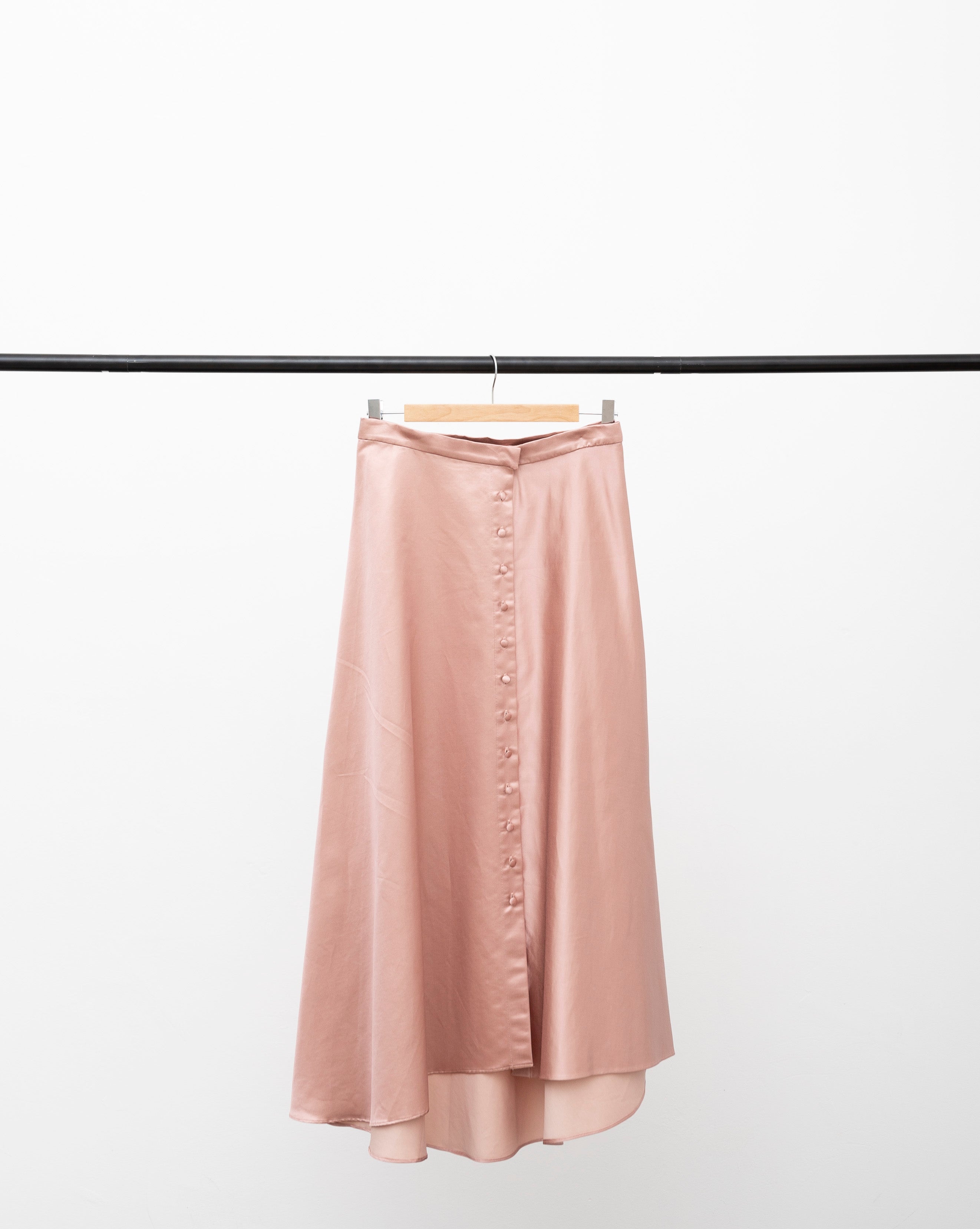 Passepartout silk skirt