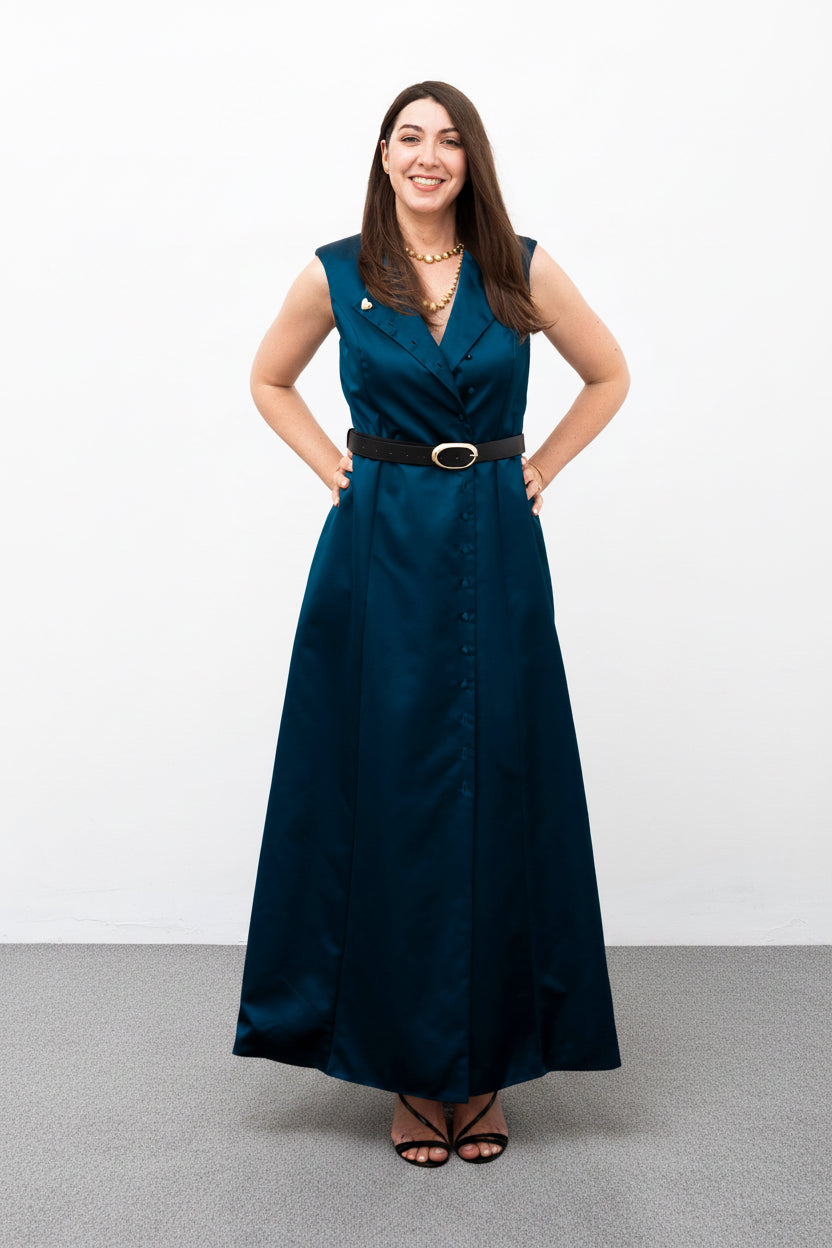 Passepartout Sleeveless Dress