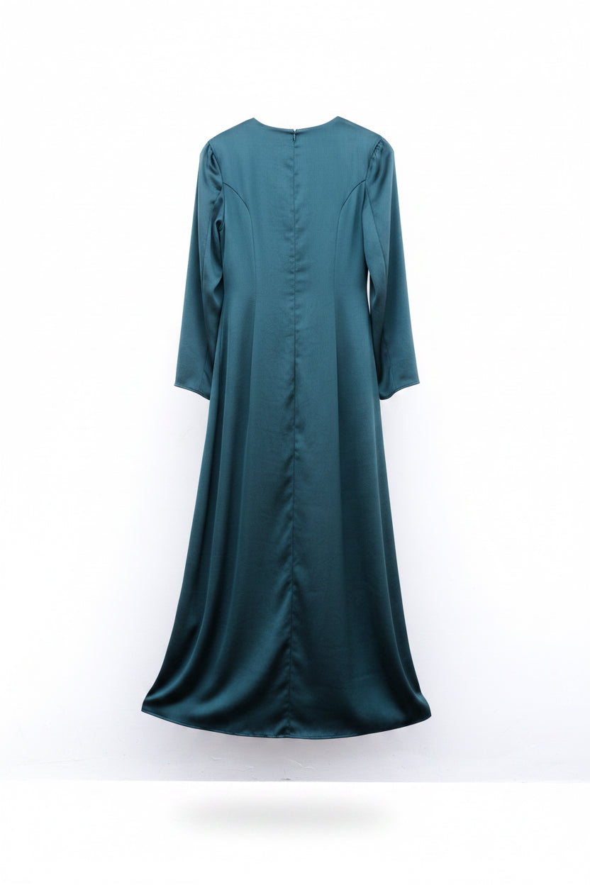 Passepartout long sleeve dress